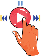 Fototapeta premium stickers pack of Social Media