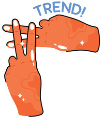 Obraz premium stickers pack of Social Media