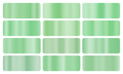 Obraz premium Gradiente tranquillo che scorre dal verde tenue al menta, catturando la serenita del prato. Ideale per temi naturali, app di benessere e progetti di design rilassanti.