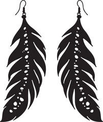 Leaf Earring Silhouette Bundle | Monstera Leaf Earrings Cut File