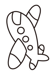 교통수단 자동차 비행기 버스 도안