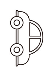 교통수단 자동차 비행기 버스 도안