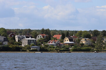 Sweden. The embankment in the town of Västervik on the Baltic Sea in Sweden. Kalmar County.   © Andrii