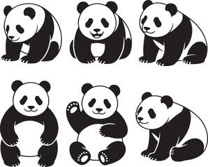 Panda Bundle Vector – Cute and Wild Panda Silhouette Collection

Panda Head and Full Body Vector Bundle – Cartoon and Wildlife Design

Panda Silhouette Bundle – Animal Clipart Set for Logo, Art, and D