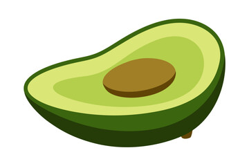 Avocado Half Inspired Lounger with Pit Cushion in Center