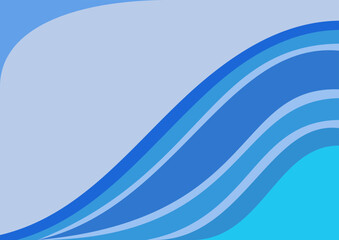abstract blue wave background