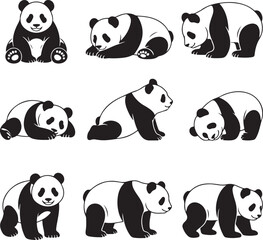Panda Bundle Vector – Cute and Wild Panda Silhouette Collection

Panda Head and Full Body Vector Bundle – Cartoon and Wildlife Design

Panda Silhouette Bundle – Animal Clipart Set for Logo, Art, and D