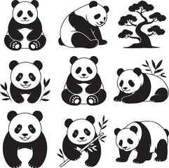 Panda Silhouette SVG | Cute Panda Clipart PNG Bundle for Cricut & Sublimation

Panda SVG Bundle | Cartoon Panda Silhouette PNG | Panda Bear Clipart for Stickers & T-Shirts