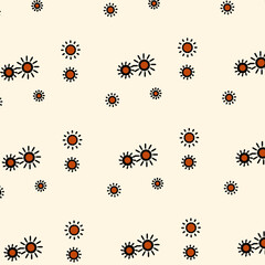 seamless pattern with flowers