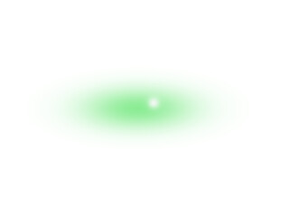 Soft glowing green light blur with radiant aura on white background. Abstract neon energy glow effect for design, wallpaper, or digital art. Vibrant mystical luminous gradient texture.