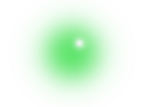 Soft glowing green light blur with radiant aura on white background. Abstract neon energy glow effect for design, wallpaper, or digital art. Vibrant mystical luminous gradient texture.