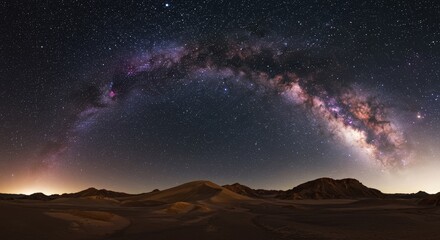 Fototapeta premium Atacama Desert night sky with millions of stars.