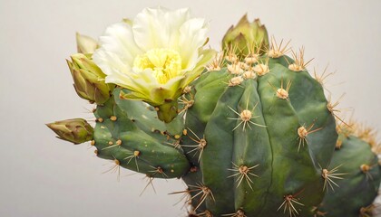 Blooming cactus close-up