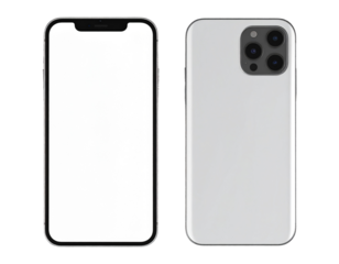 mobile phone isolated on white background