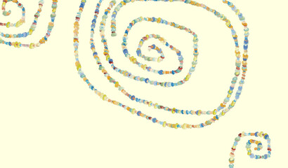 색깔 띠 자유 꼬임 배경