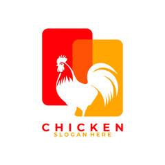 Modern chicken logo design vector. Chicken animal logo design