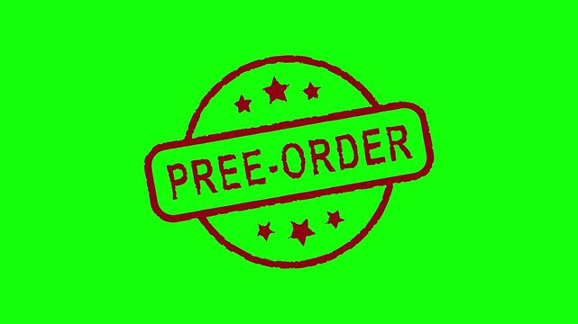 PREE - ORDER - Stamp, Imprint, Seal Template. Motion Graphics Video Footage. Chroma key. 4K Stamp Imprint Seal Template Animation. Alpha Channel.