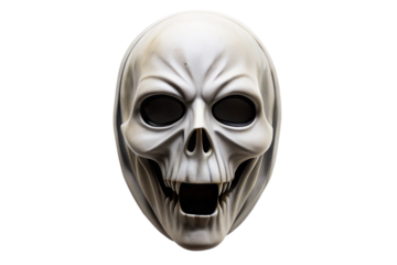 Ghost mask isolated on white background