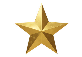 Obraz premium Golden star award shiny metallic