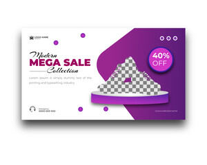 Mega Sale Collection for Modern Special Offer Promotion Design Template