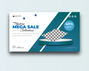 Mega Sale Collection for Modern Special Offer Promotion Design Template