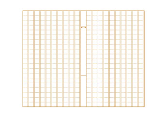 400字詰め原稿用紙　ベージュ
400-character manuscript paper, beige