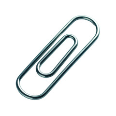 Modern paperclip illustration