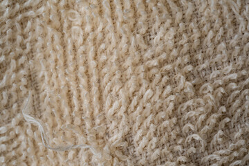 Macro Texture of a Soft Woven Fabric