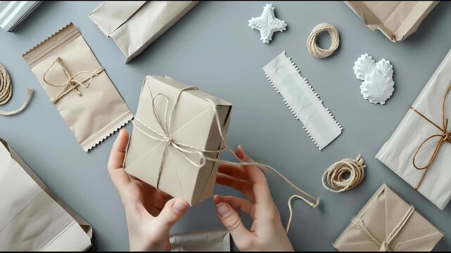 Eco-Friendly Package Design Concept with Recyclable Materials and Conscious Wrapping Ideas