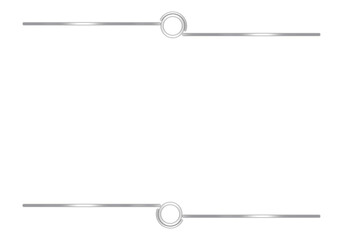 Elegant Silver Text Frame on Transparent Background for Invitations, Certificates, and Presentations