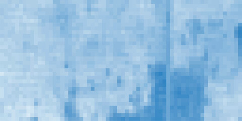 Abstract blue pixelated background with light and dark shades suitable for digital design and visual communication