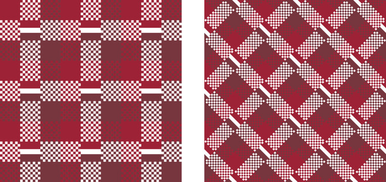 latvia pattern set. plaid background for decoration and etc. vector illustration