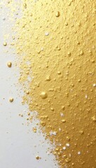 Obraz premium Close-up of textured gold and white art painting , luxury, fine art, artistic