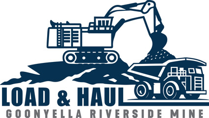 mini excavator logo skid steer logo