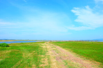 Beautiful scenery of the nature trail.
