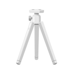 Isolated tripod illustration for camera support and stability in photography equipment, useful tool 150 character