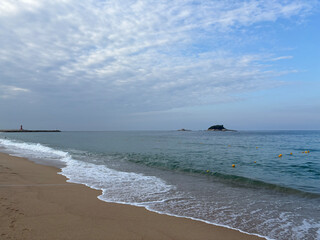 파도가 치는 동해바다