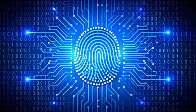 Fingerprint Circuit Binary Code.