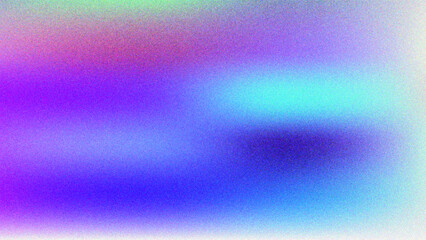 An abstract background with a soft, dreamy gradient of blue, purple, and green hues, featuring a subtle noise or grain texture.