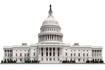 Obraz premium Front view of the US Capitol Building