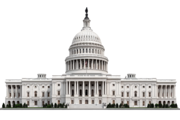 Front view of the US Capitol Building