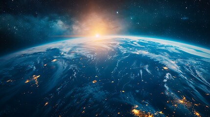 Sensors and AI systems monitoring environmental data for climate analysis .