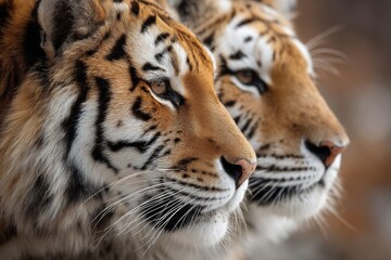 Fototapeta premium A tiger with its mate