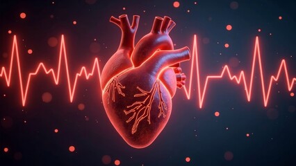 Cardiac waveform art display