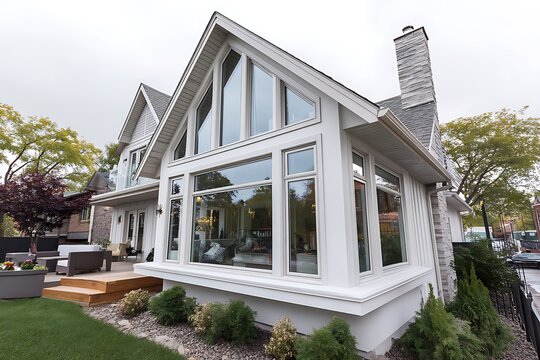 Stylish frame installations for energy-efficient modern window replacements, elevating your homea??s aesthetics and comfort with expert renovation services.