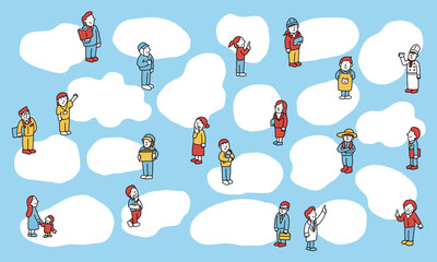 さまざまな世代・職種・職業・人々のそれぞれの意見