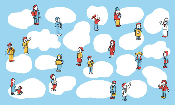 さまざまな世代・職種・職業・人々のそれぞれの意見