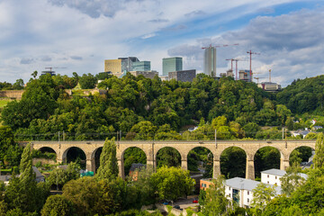 The Passerelle, the Luxembourg Viaduct, is a viaduct in Luxembourg City for trains. It was built between 1859 and 1861.