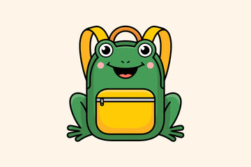 Cute Frog Kids Backpack – Animal School Bag for Toddlers & Preschoolers