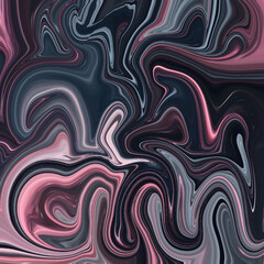 Elegant black and pink marble swirl abstract with fluid texture, perfect for modern backgrounds, luxury fashion, and digital abstract art. Marble keyword included.